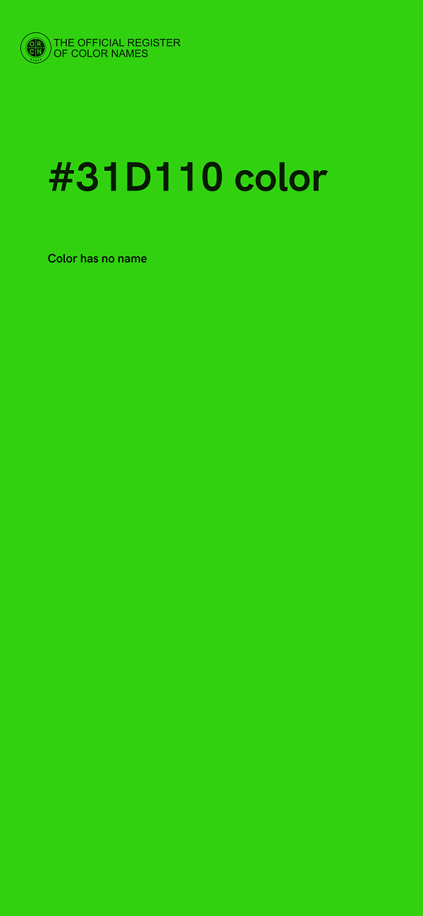 #31D110 color image