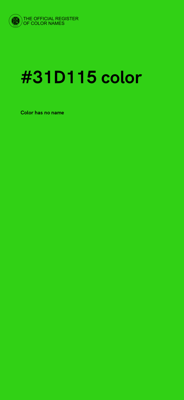 #31D115 color image