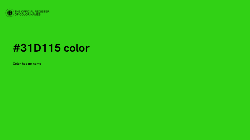 #31D115 color image