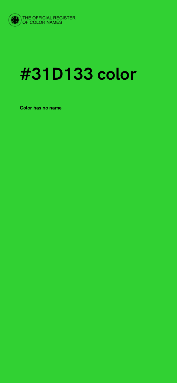 #31D133 color image
