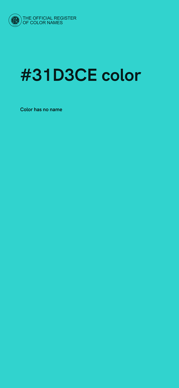 #31D3CE color image