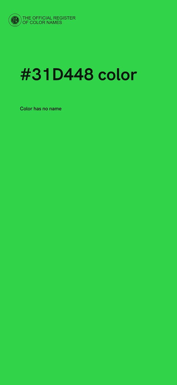 #31D448 color image