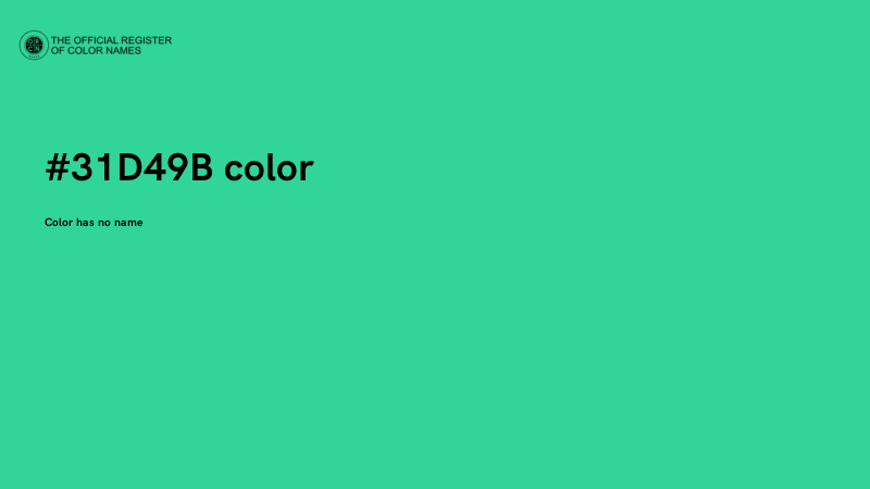 #31D49B color image