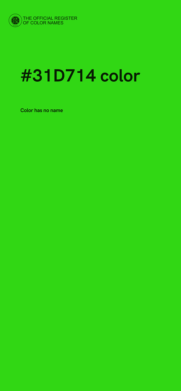 #31D714 color image