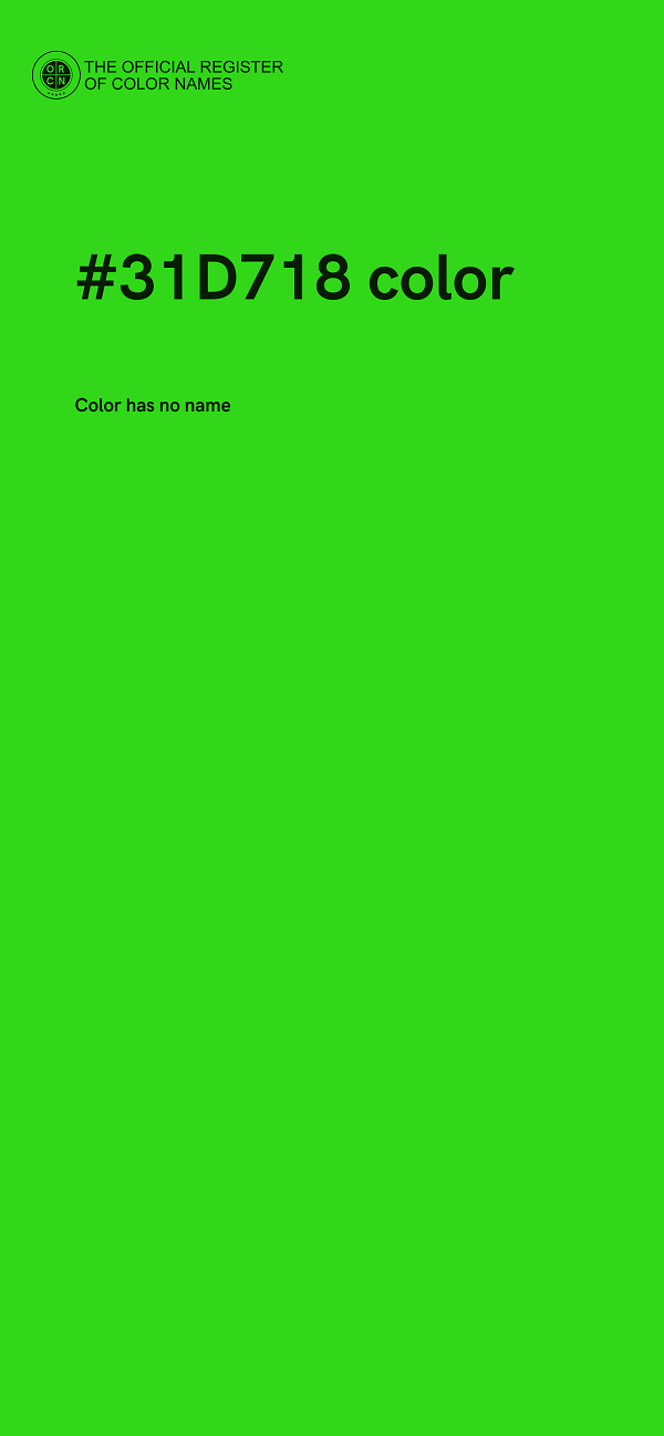 #31D718 color image