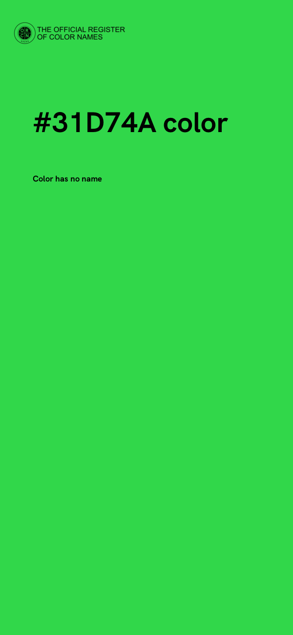 #31D74A color image