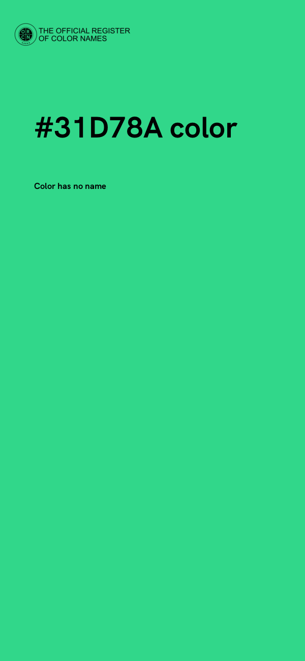 #31D78A color image