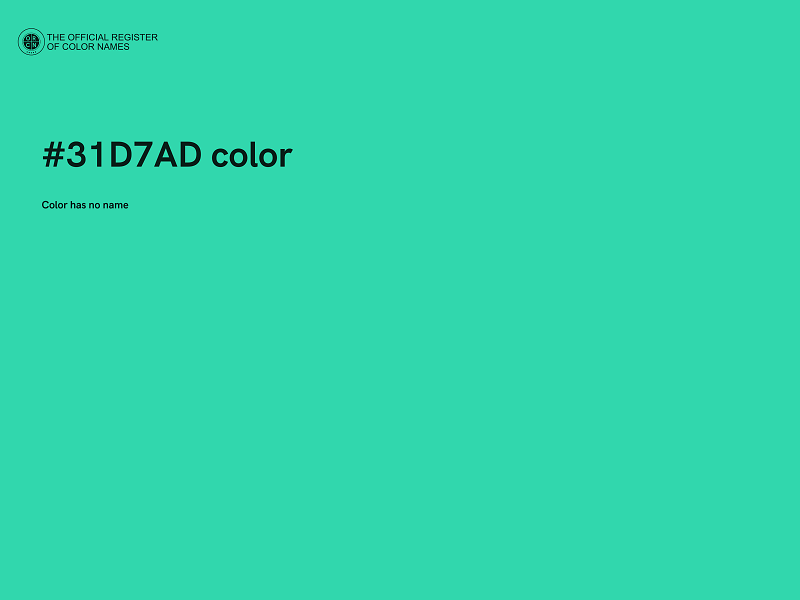 #31D7AD color image