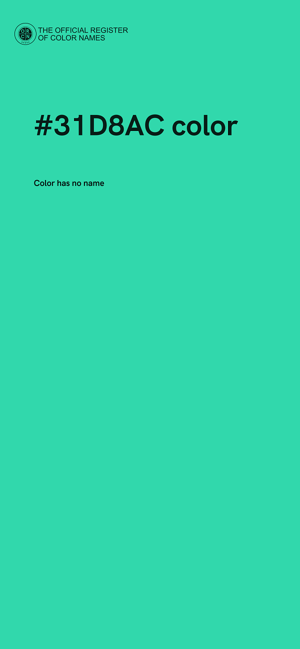 #31D8AC color image