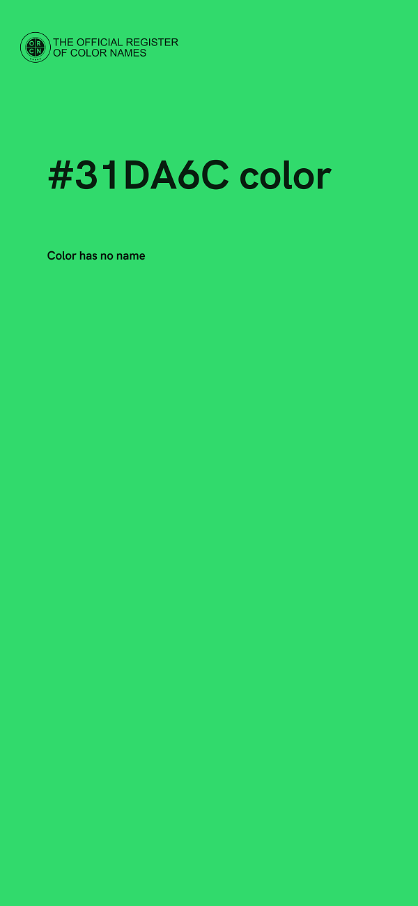#31DA6C color image