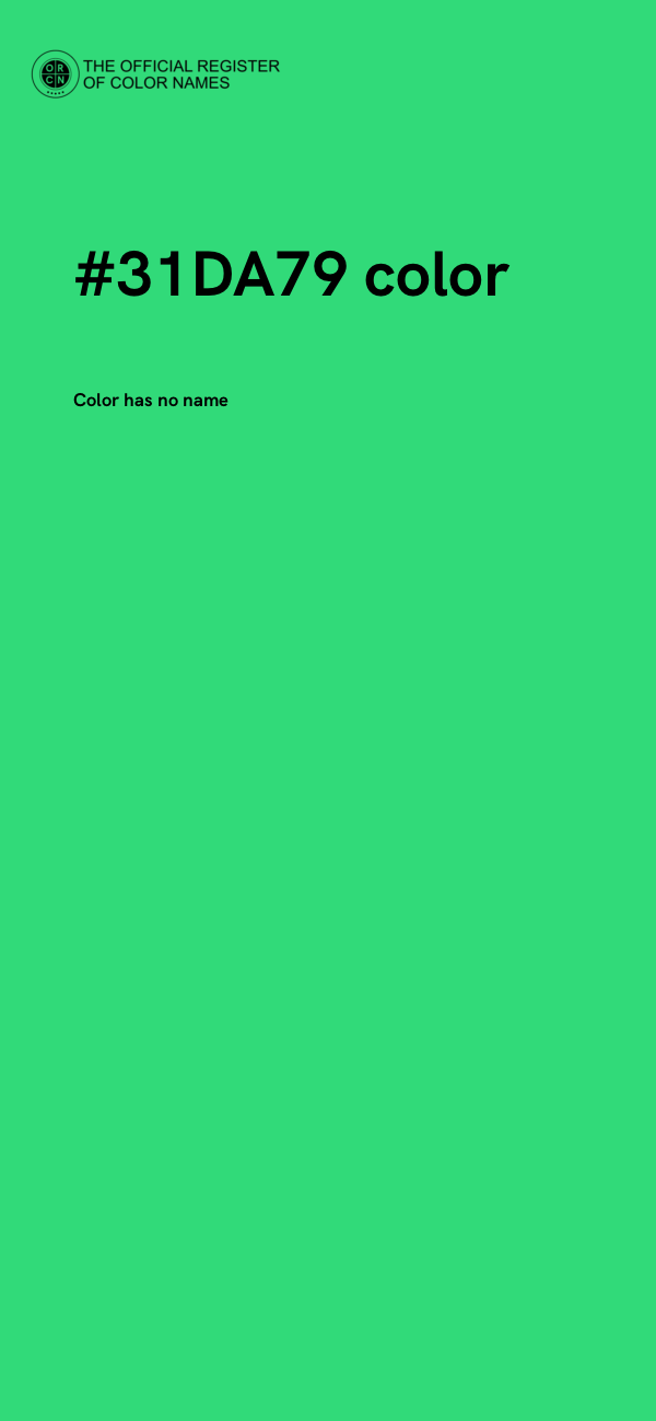 #31DA79 color image