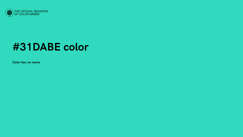 #31DABE color image