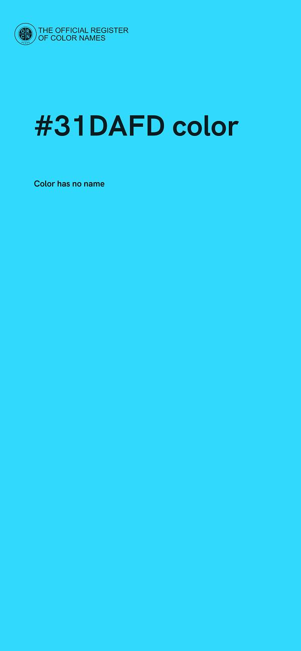 #31DAFD color image