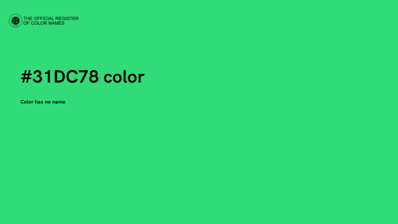 #31DC78 color image
