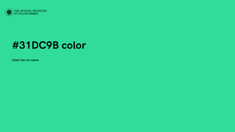 #31DC9B color image
