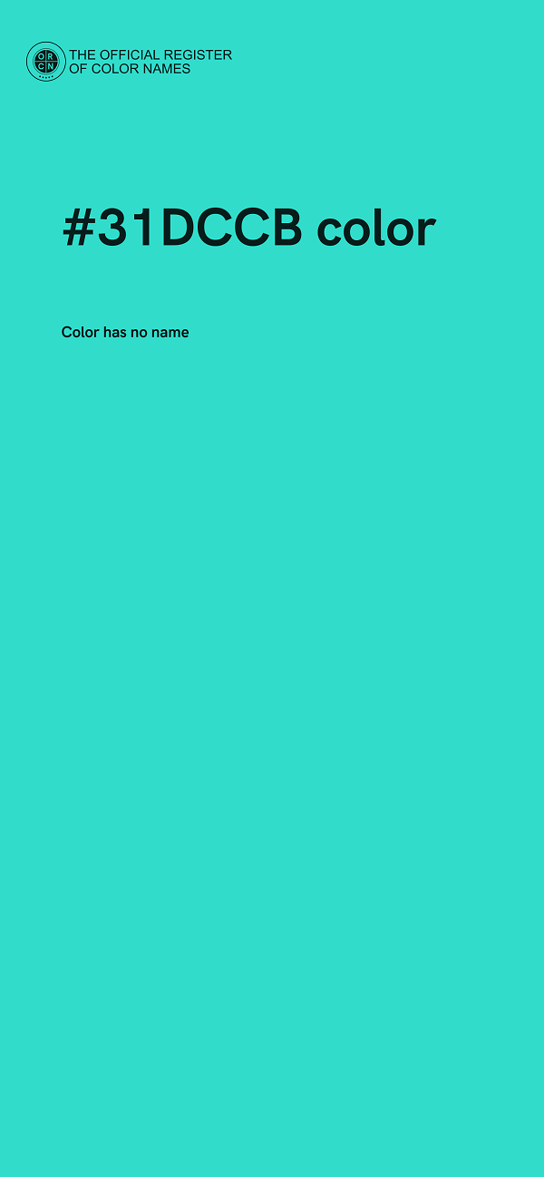 #31DCCB color image