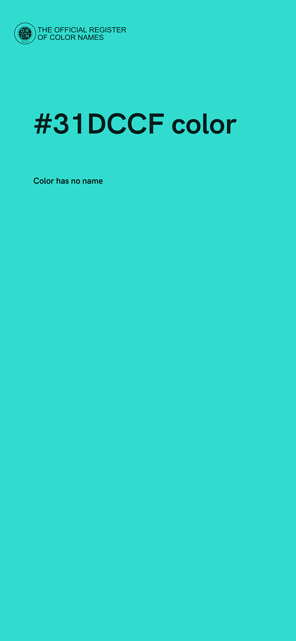#31DCCF color image