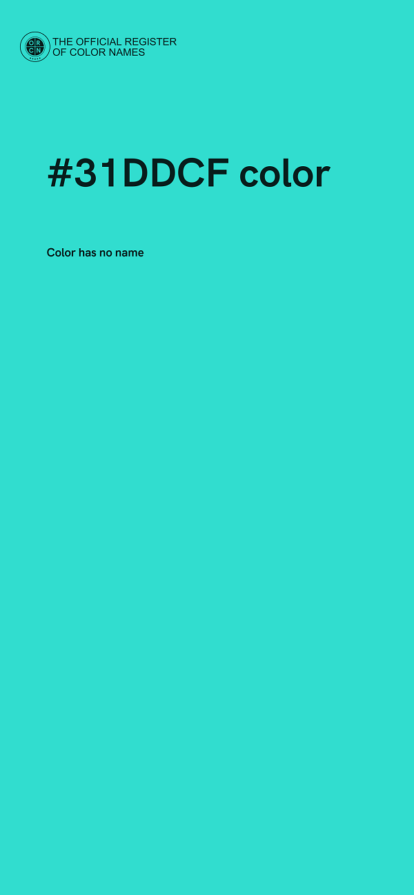#31DDCF color image