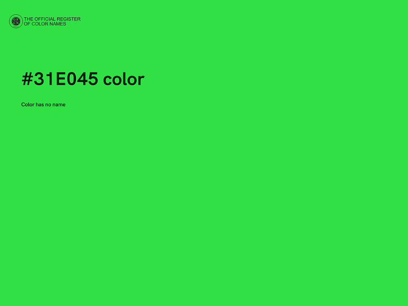 #31E045 color image