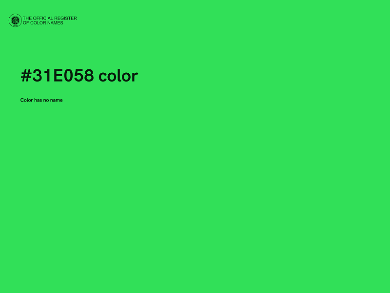 #31E058 color image