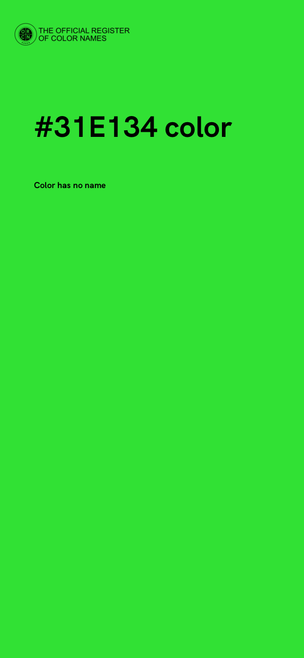 #31E134 color image