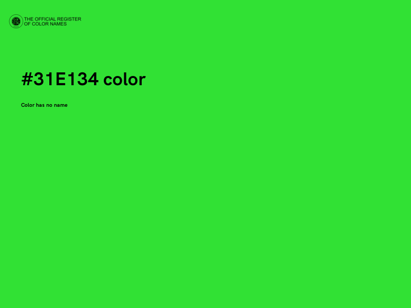 #31E134 color image