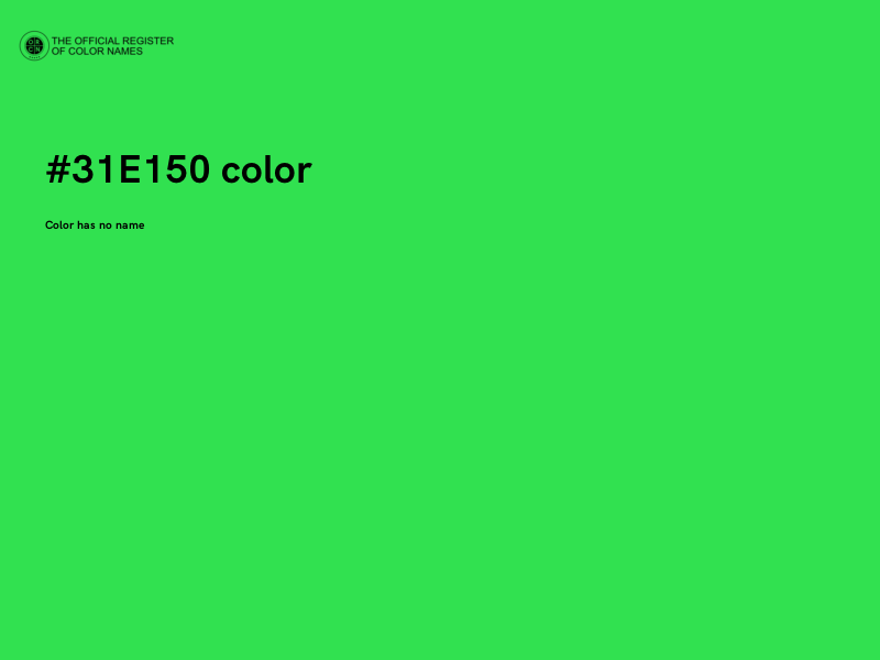 #31E150 color image