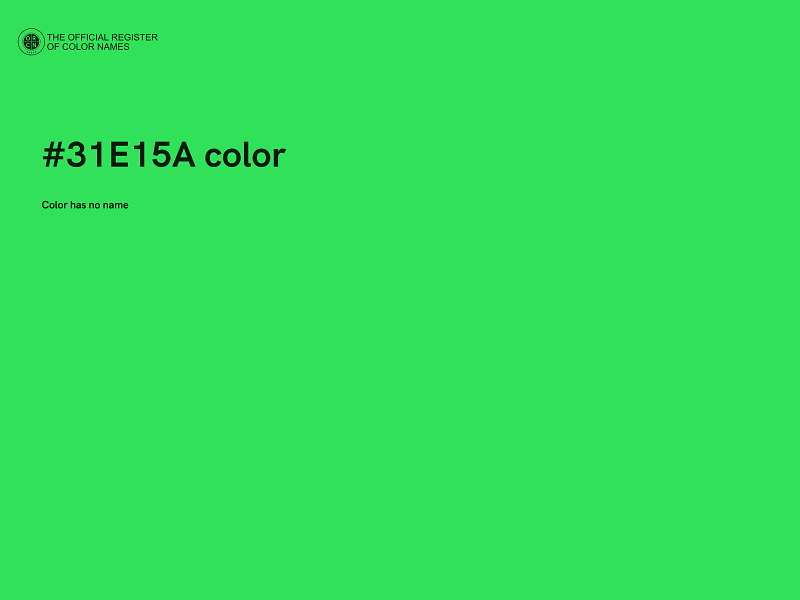 #31E15A color image