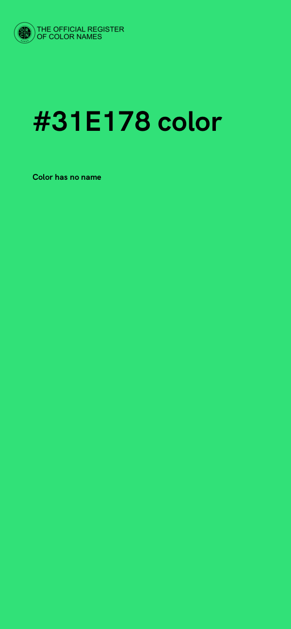 #31E178 color image