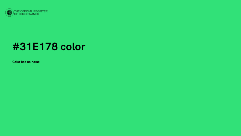 #31E178 color image