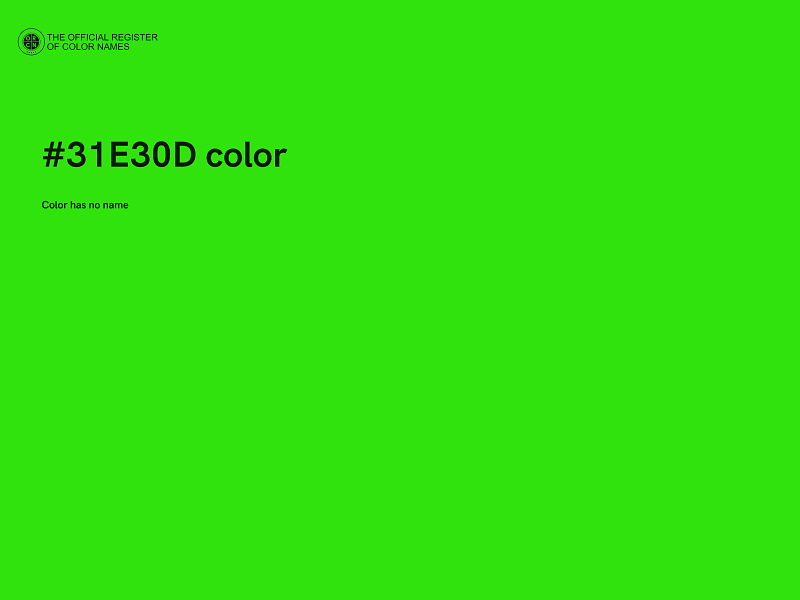 #31E30D color image