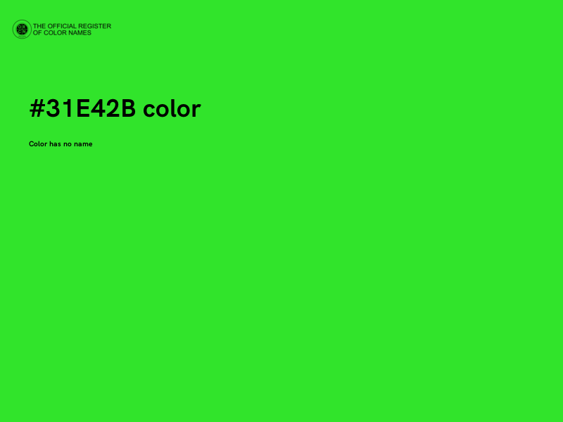 #31E42B color image