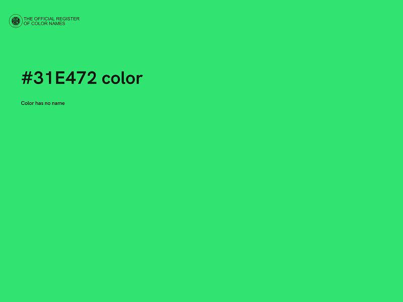 #31E472 color image