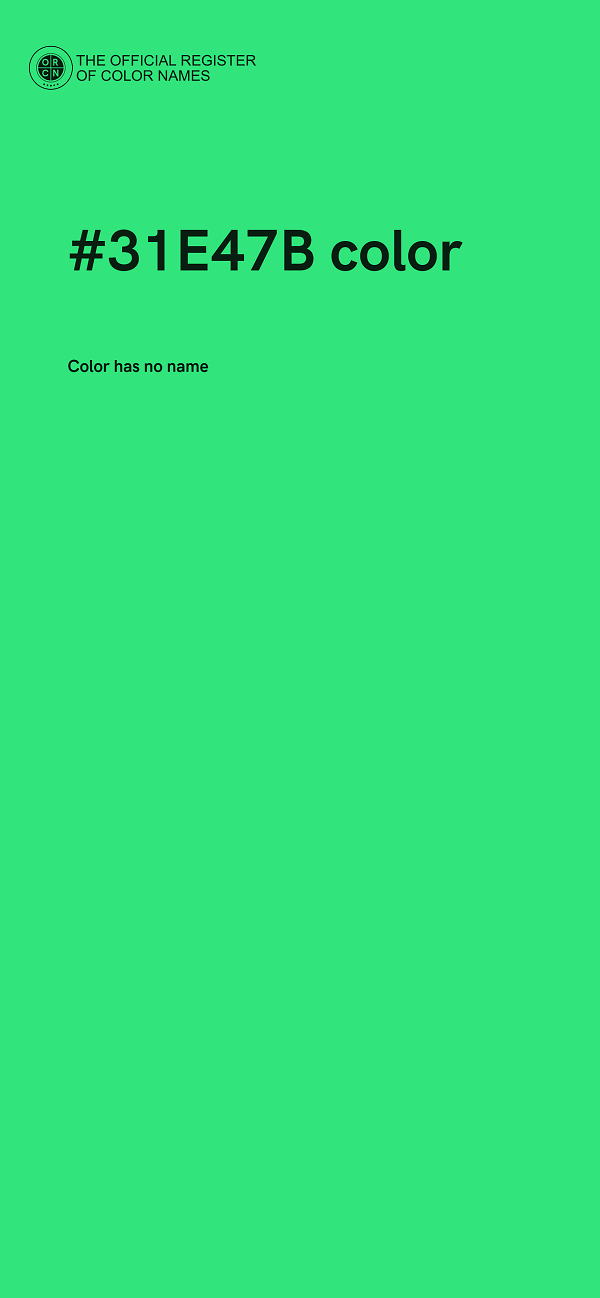 #31E47B color image