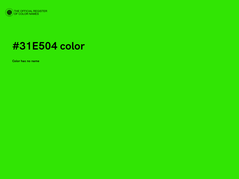 #31E504 color image