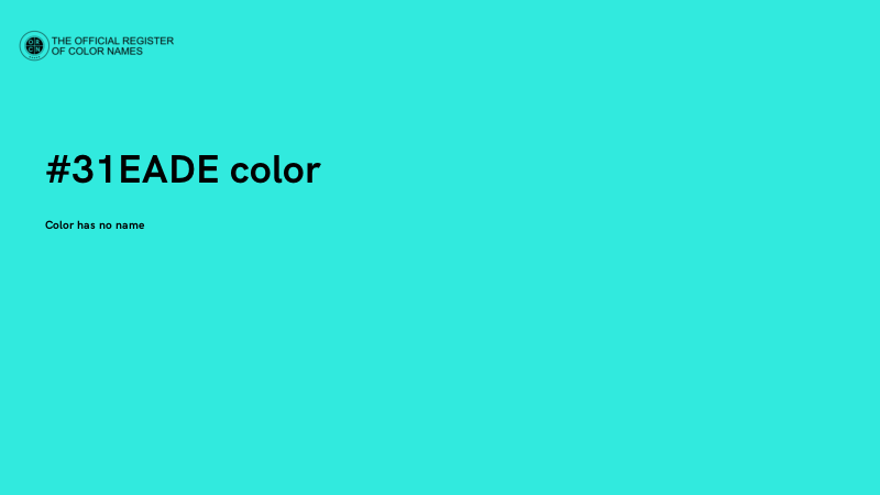 #31EADE color image