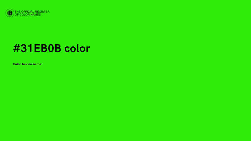#31EB0B color image