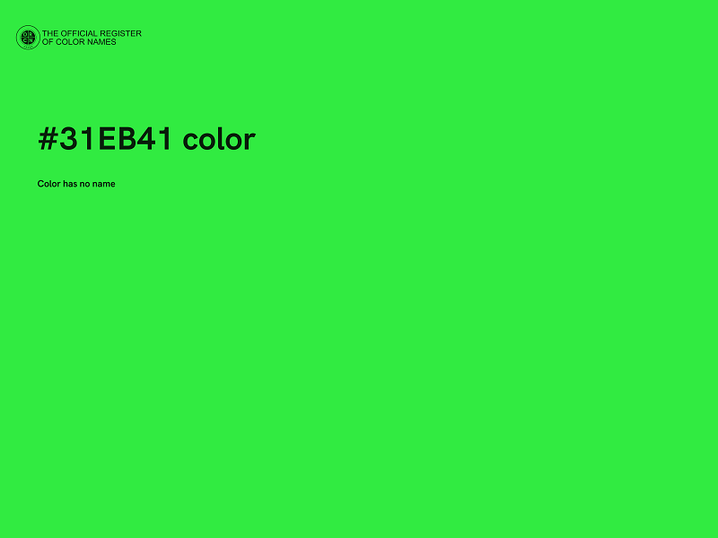 #31EB41 color image