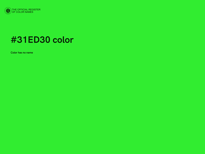 #31ED30 color image
