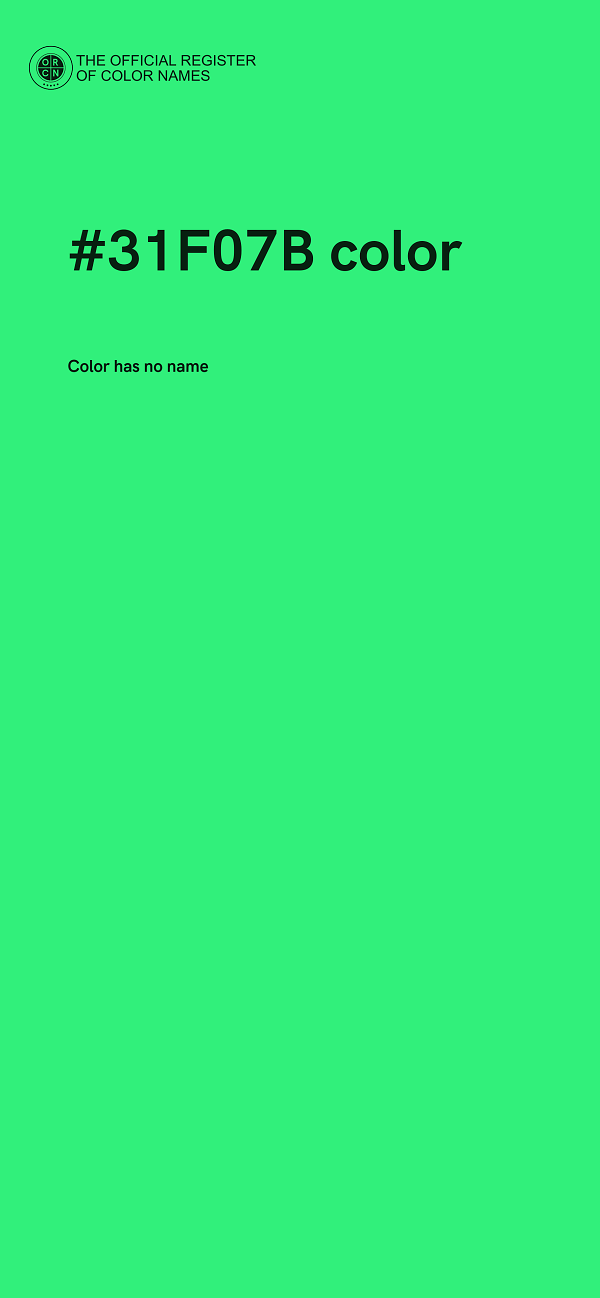 #31F07B color image