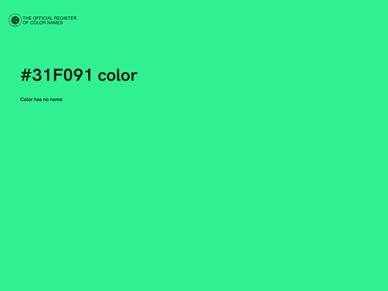 #31F091 color image
