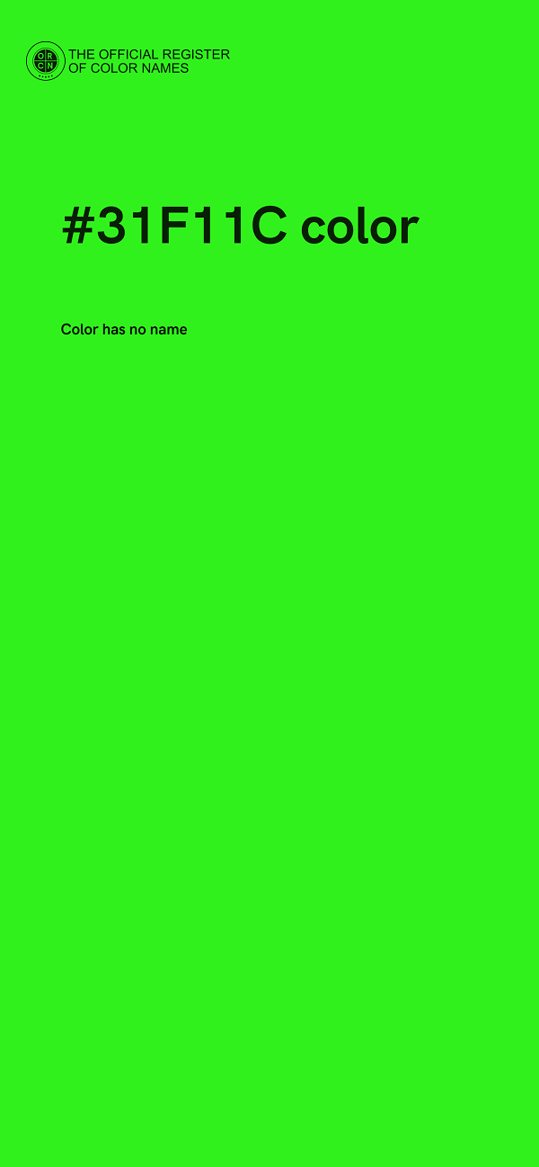 #31F11C color image