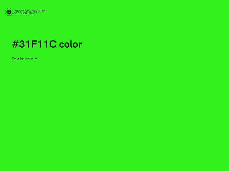 #31F11C color image
