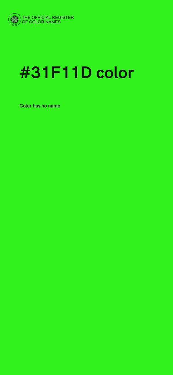#31F11D color image