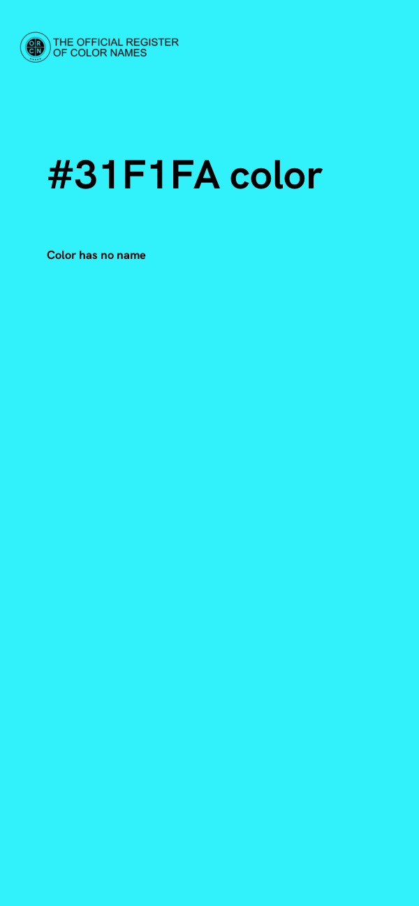 #31F1FA color image