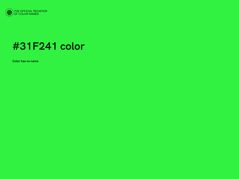 #31F241 color image