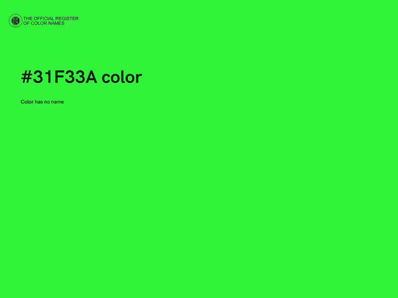 #31F33A color image