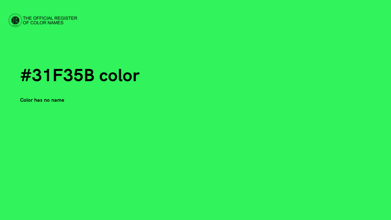 #31F35B color image