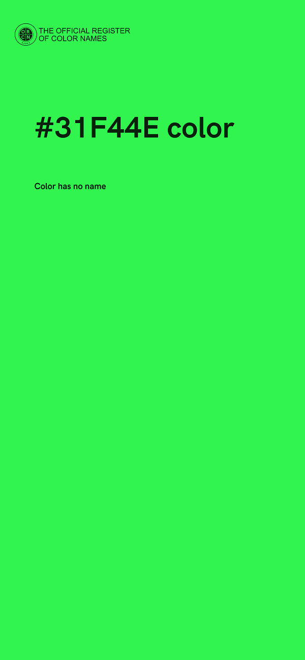 #31F44E color image