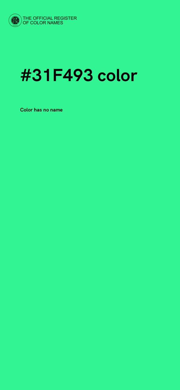 #31F493 color image